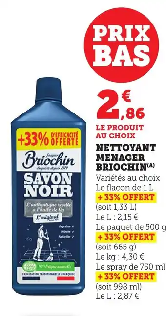 Bi1 BRIOCHIN Nettoyant menager offre