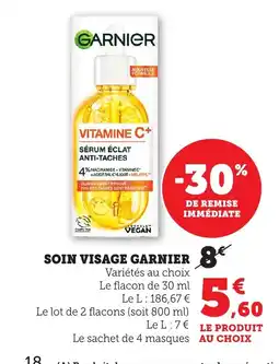 Bi1 GARNIER Soin visage offre