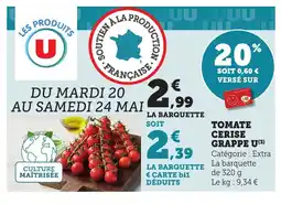 Bi1 Tomate cerise grappe u offre