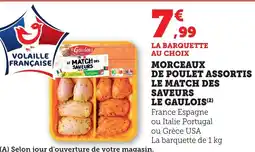 Bi1 LE GAULOIS Morceaux de poulet assortis le match des saveurs offre