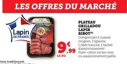 Bi1 Plateau grilladou lapin ribot offre
