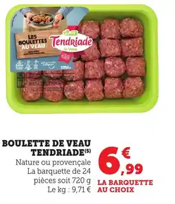 Bi1 TENDRIADE Boulette de veau offre