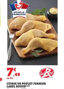 Cuisse de poulet fermier label rouge