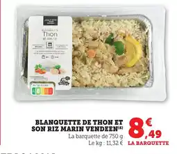 Bi1 Blanquette de thon et son riz marin vendeen offre