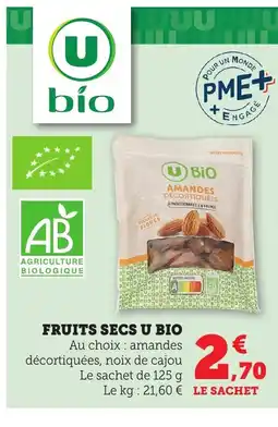 Bi1 Fruits secs u bio offre