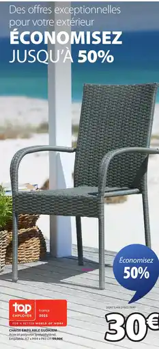 JYSK Chaise empilable gudhjem offre