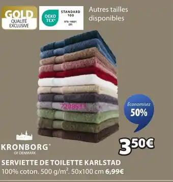 JYSK Serviette de toilette karlstad offre
