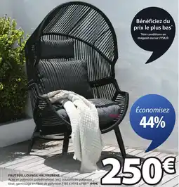 JYSK Fauteuil lounge halvrebene offre