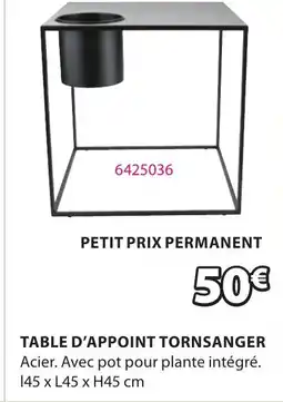 JYSK Table d'appoint tornsanger offre