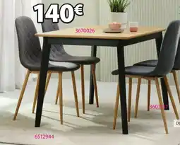 JYSK Table jegind offre