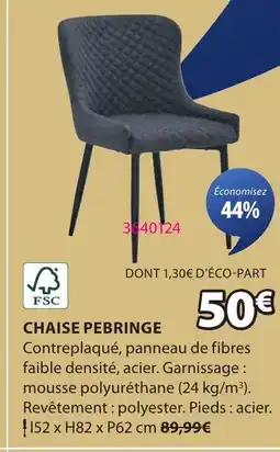 JYSK Chaise pebringe offre