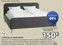 JYSK Cadre de lit kongsberg offre