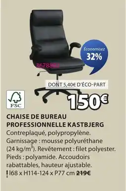 JYSK Chaise de bureau professionnelle kastbjerg offre