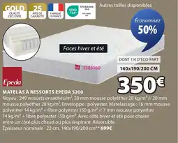 JYSK Matelas à ressorts epeda s200 offre