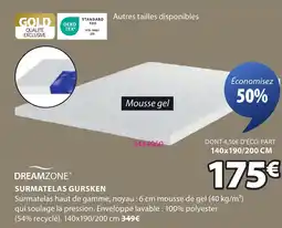 JYSK Surmatelas gursken offre