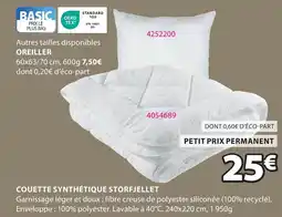 JYSK Couette synthétique storfjellet offre