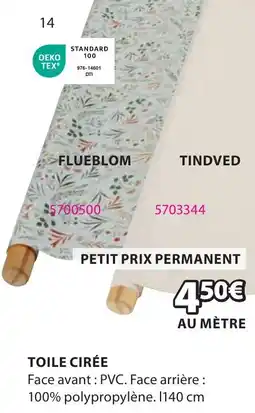 JYSK Toile cirée offre