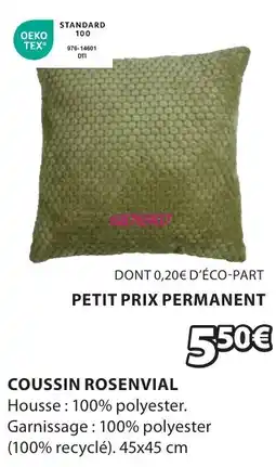 JYSK Coussin rosenvial offre