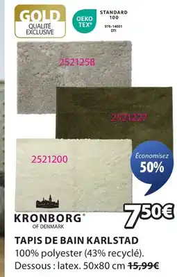 JYSK Tapis de bain karlstad offre