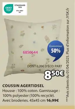 JYSK Coussin agertidsel offre