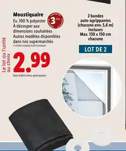 Lidl Moustiquaire offre