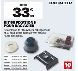 Brico Dépôt Kit 50 fixations pour bac acier offre