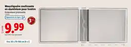 Lidl Moustiquaire coulissante en aluminium pour fenêtre offre