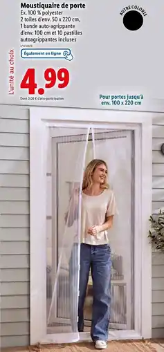 Lidl Moustiquaire de porte offre