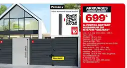 Brico Dépôt Portail battant aluminium 3m offre