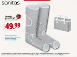 Lidl Bottes de pressothérapie offre