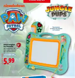 Lidl Ardoise magique pat'patrouille offre