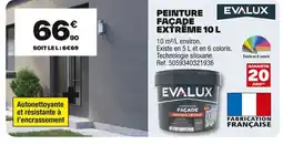 Brico Dépôt EVALUX Peinture facade extreme offre