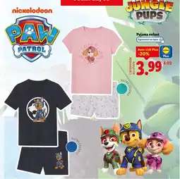 Lidl Pyjama enfant offre