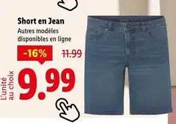 Lidl Short en jean offre