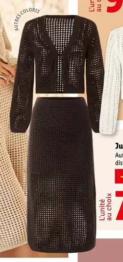 Lidl Jupe midi ajourée offre