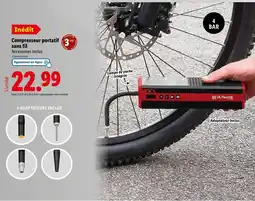 Lidl Compresseur portatif sans fil offre
