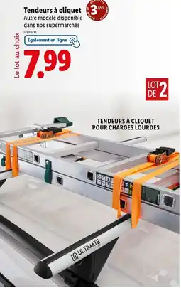 Lidl Tendeurs à cliquet offre