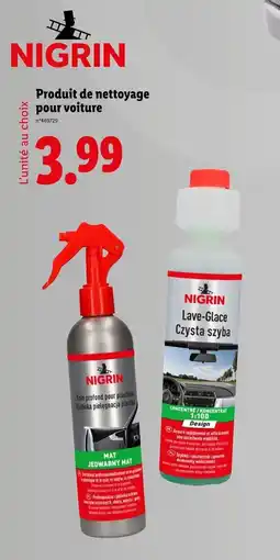 Lidl Produit de nettoyage pour voiture offre