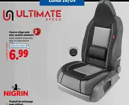 Lidl Couvre-siège auto avec soutien lombaire offre