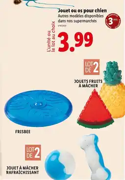 Lidl Jouet ou os pour chien offre