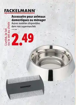 Lidl FACKELMANN Accessoire pour animaux domestiques ou ménager offre