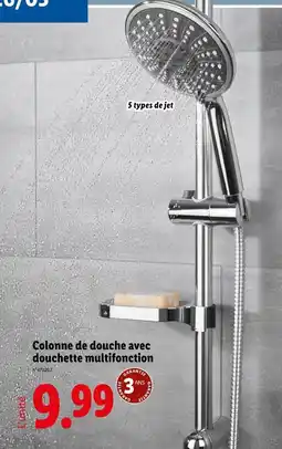 Lidl Colonne de douche avec douchette multifonction offre