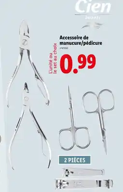 Lidl Accessoire de manucure pédicure offre