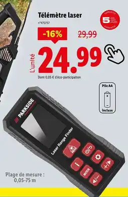 Lidl Télémètre laser offre