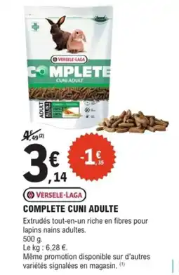 E.Leclerc Brico Complete cuni adulte offre