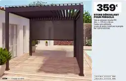Brico Dépôt Store déroulant pour pergola offre