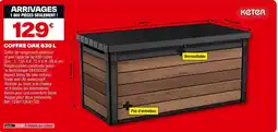 Brico Dépôt Coffre oak offre