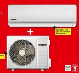 Brico Dépôt Pompe à chaleur monosplit + mise en service offerte offre