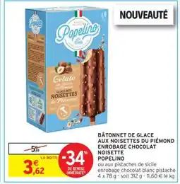 Intermarché Hyper Popelino Bâtonnet de Glace offre
