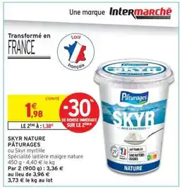 Intermarché Hyper SKYR NATURE PÂTURAGES offre